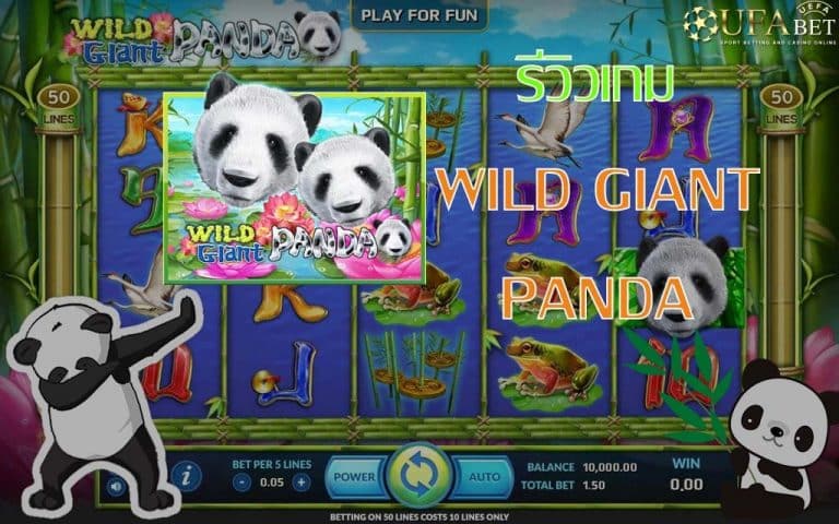 รีวิวเกม Wild Giant Panda​